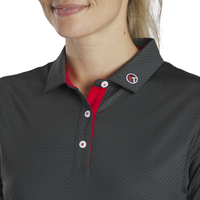 Team Titleist Women's Print Lisle Polo