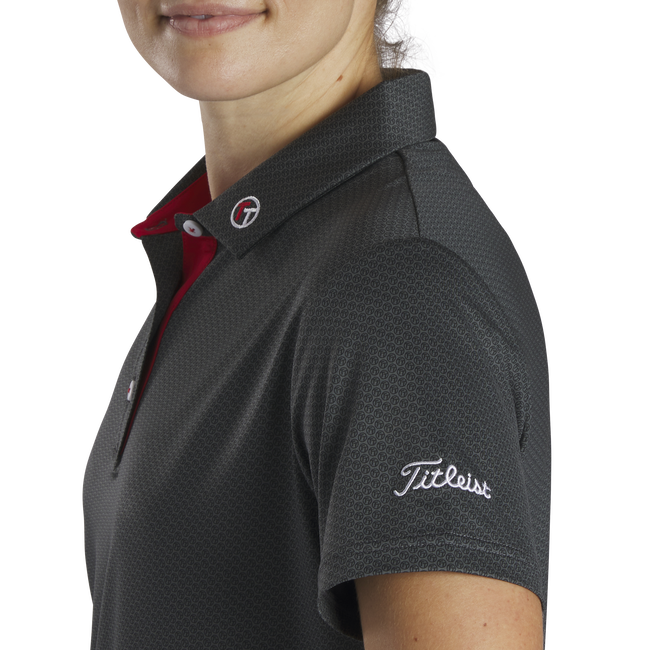 Team Titleist Women's Print Lisle Polo